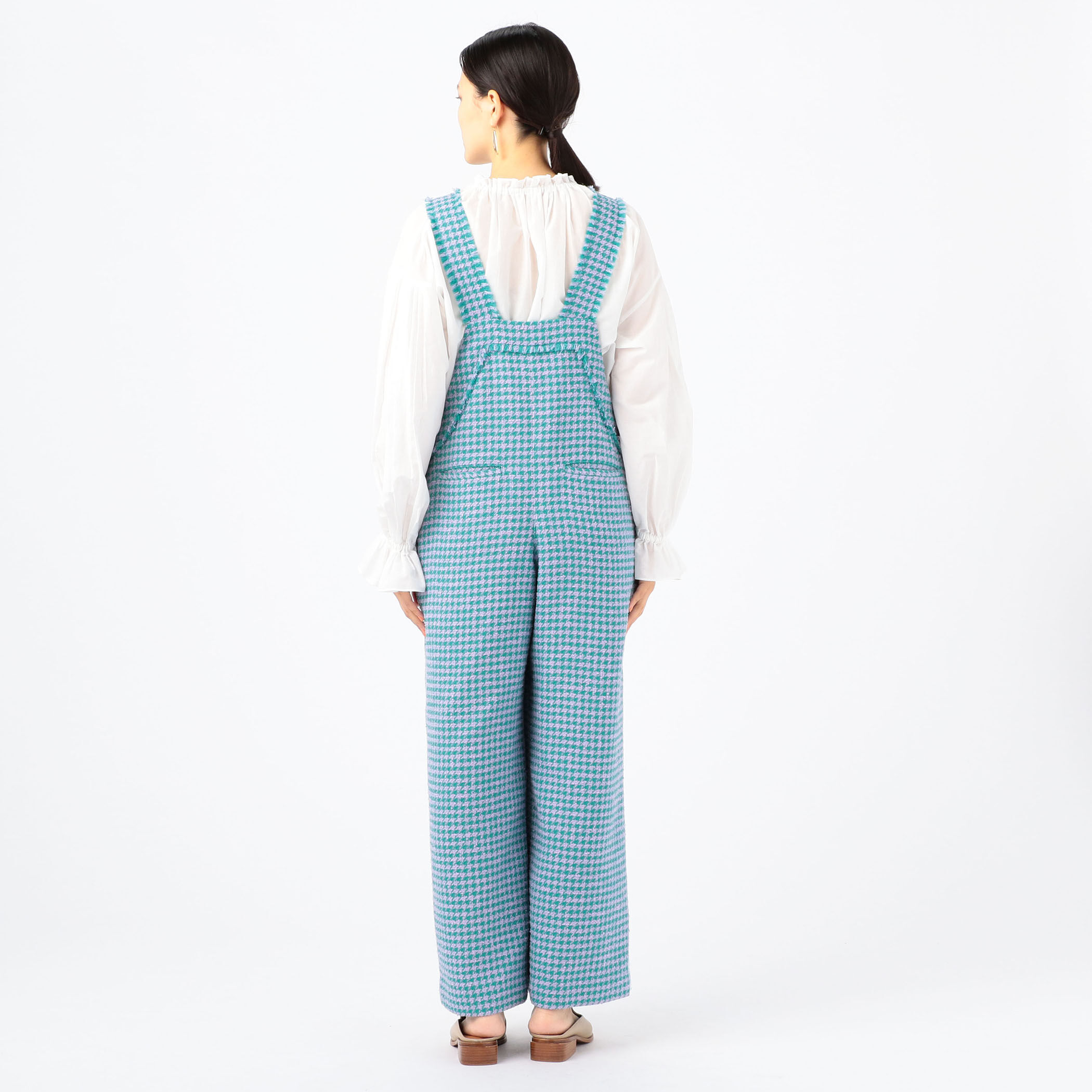 ループハウンドトゥース サロペット｜トゥモローランド 公式通販