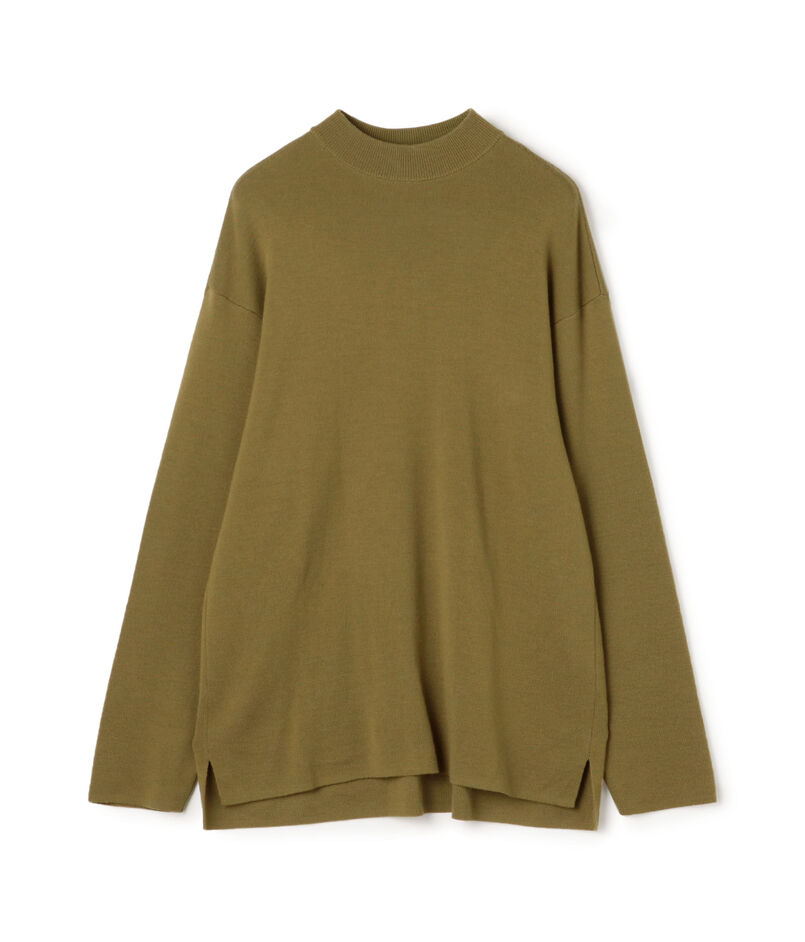 TOMORROWLAND Tricot ウール モックネックプルオーバー