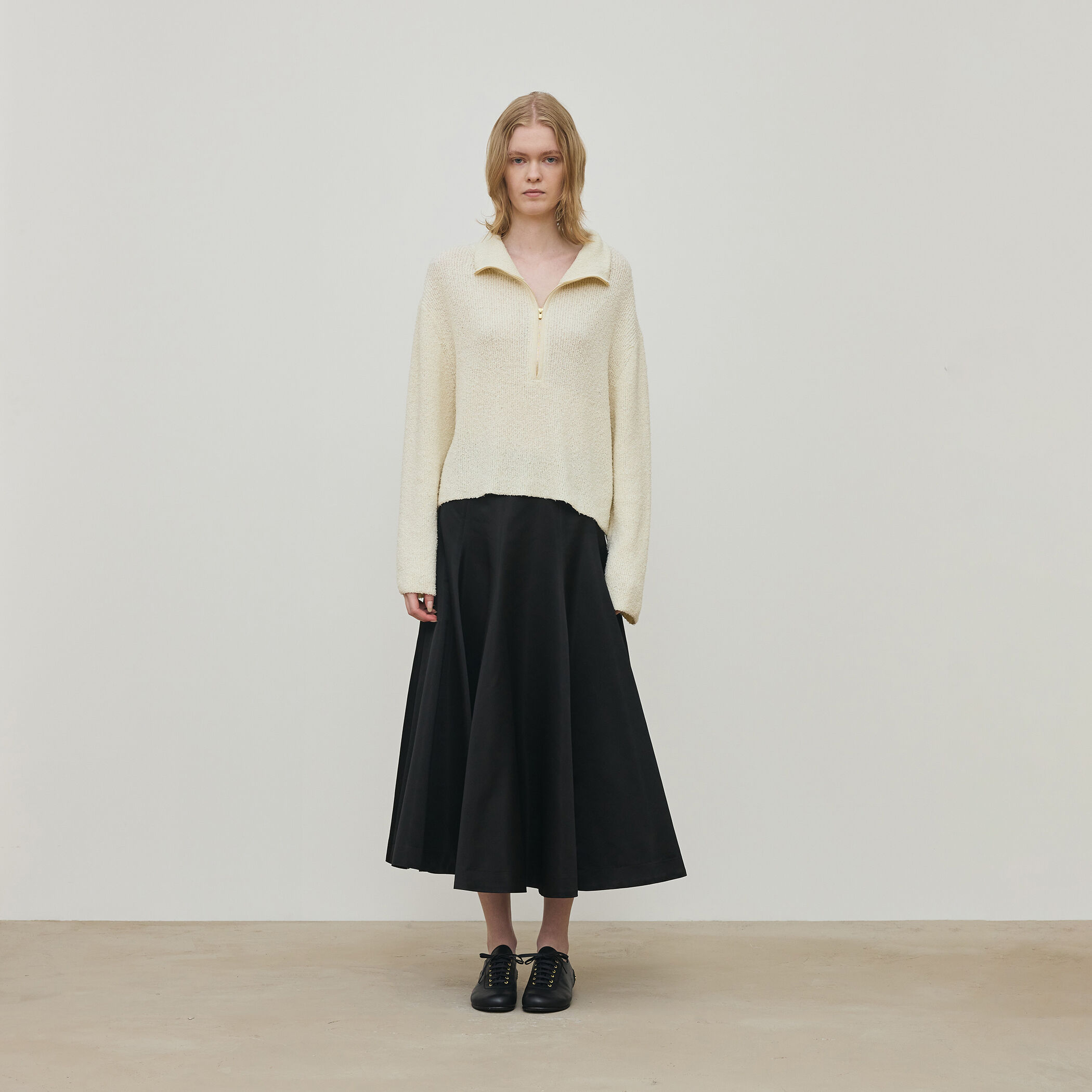 カールヤーンニット ハーフジッププルオーバー｜トゥモローランド 公式通販