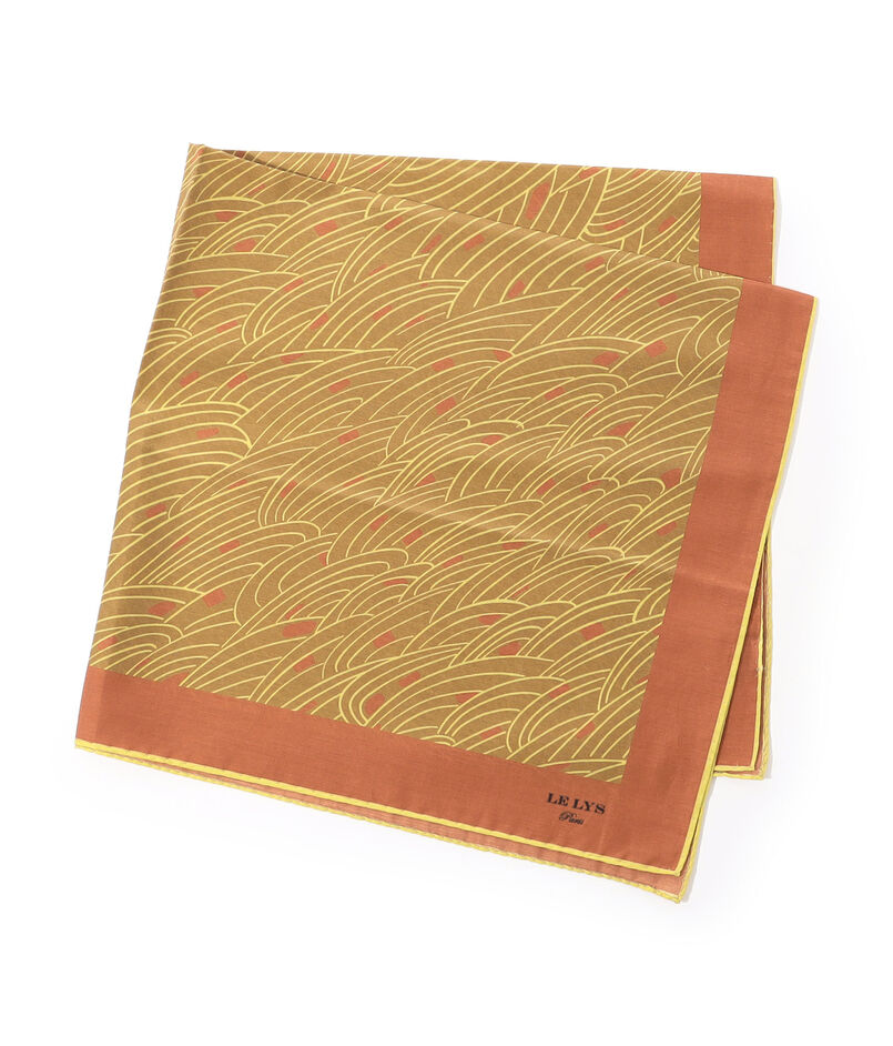 LE LYS コットンシルク プリントスカーフ