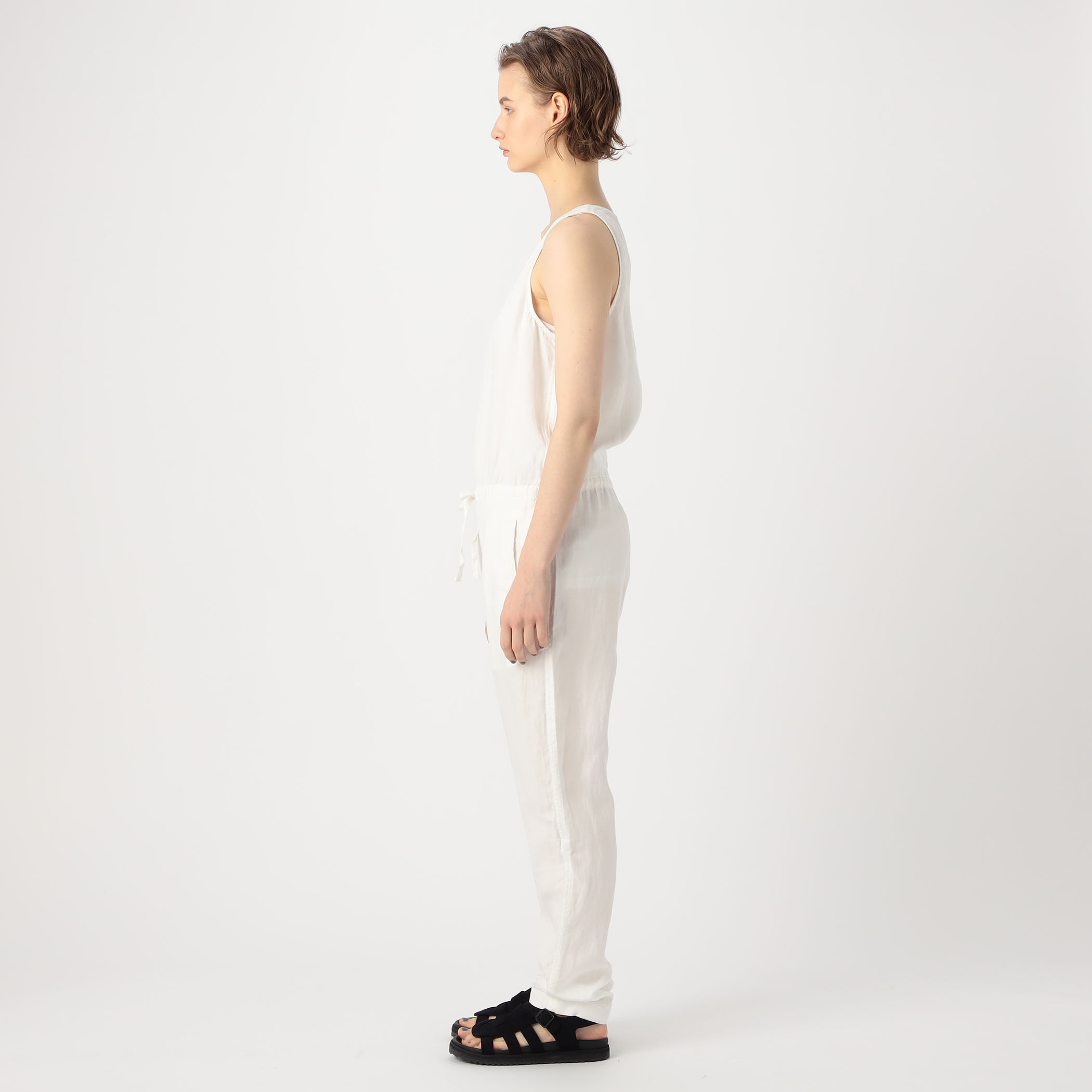 リネンブレンド ジャンプスーツ WTLS6723｜トゥモローランド