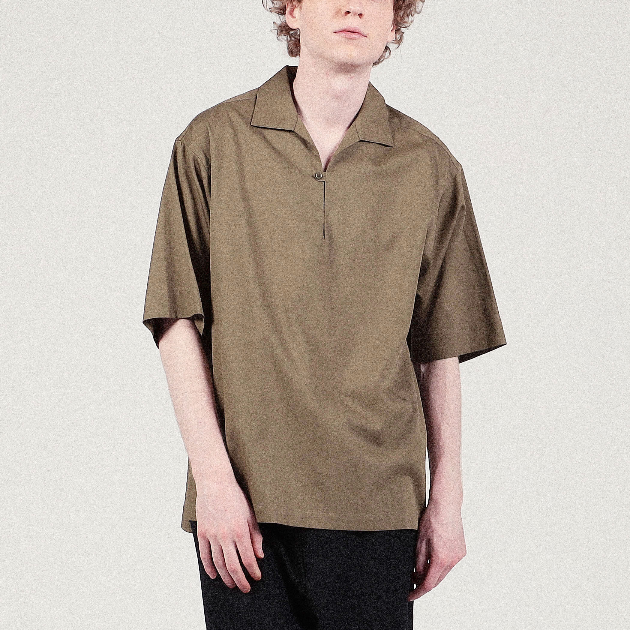 コットンピケ カプリシャツ｜トゥモローランド 公式通販