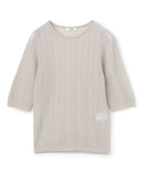 レーシーアルパカ ハーフスリーブプルオーバー