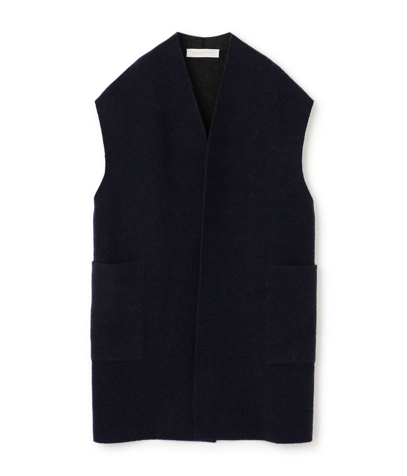 ブークレダブルフェイス ミドルジレ