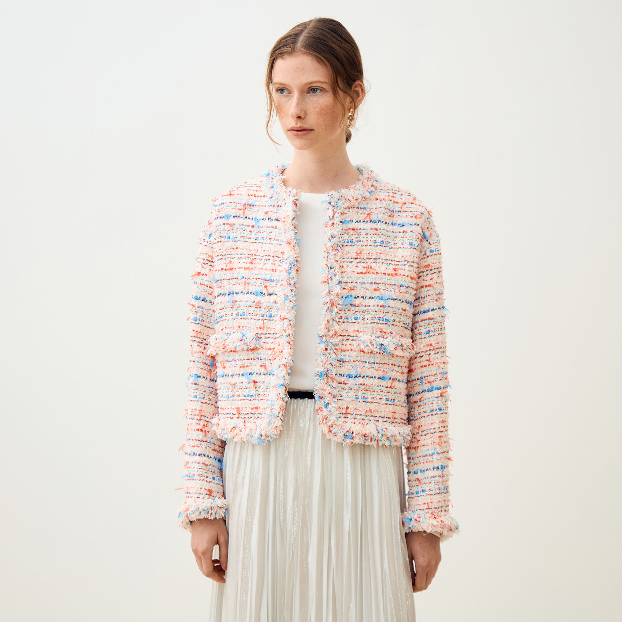 フロッシュファンシー フリンジカラーレスジャケット