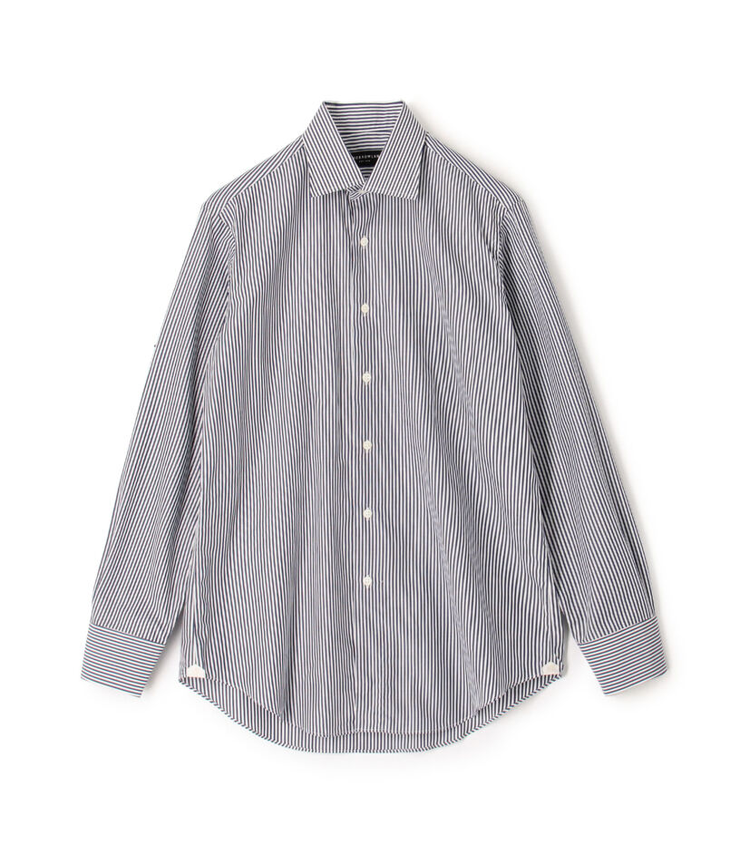 200/2 コットンツイル ワイドスプレッドカラー ドレスシャツ