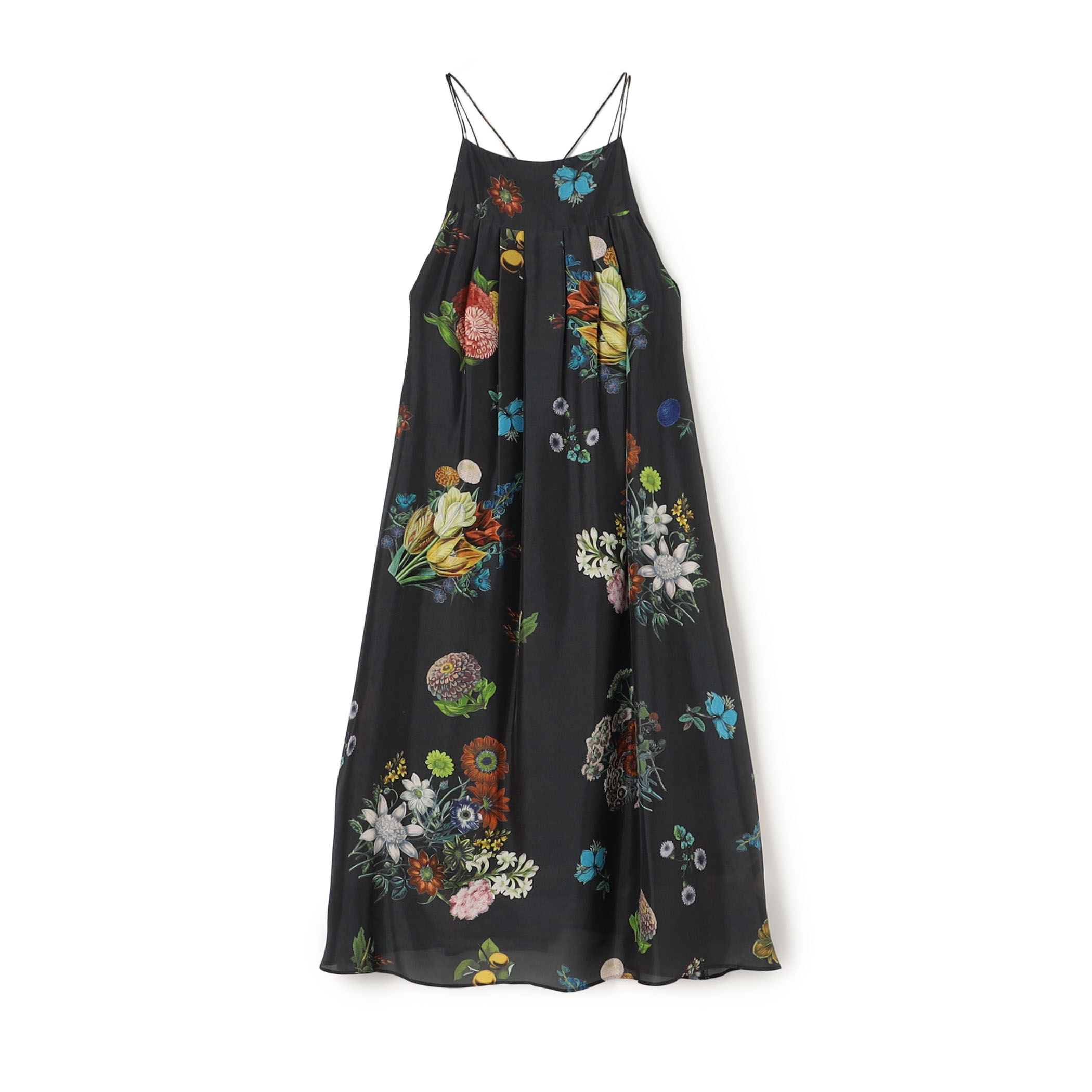 新品TOMORROWLAND MACPHEE 花柄キャミ　シルク　38 シルク BOUQUETプリント キャミソールワンピース｜トゥモローランド
