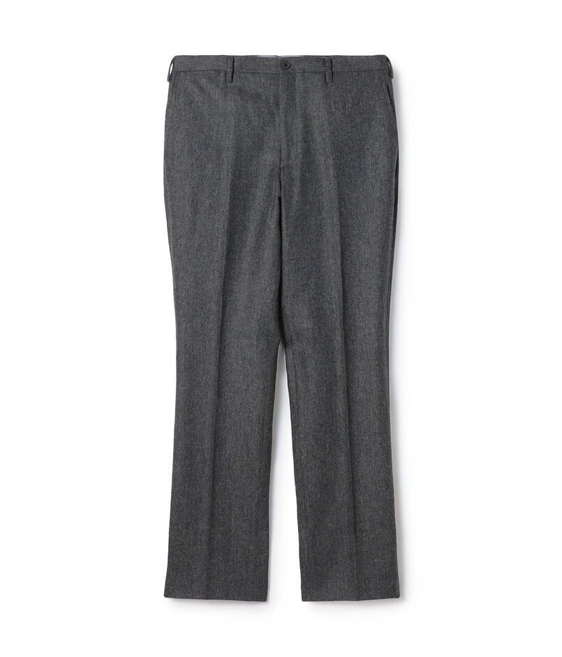 ウールフランネル ノープリーツパンツ Vitale Barberis Canonico