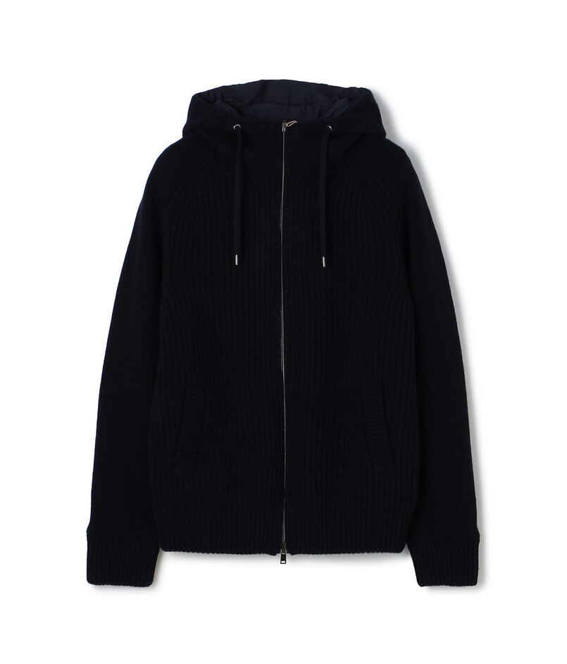 HERNO ジップアップニットブルゾン