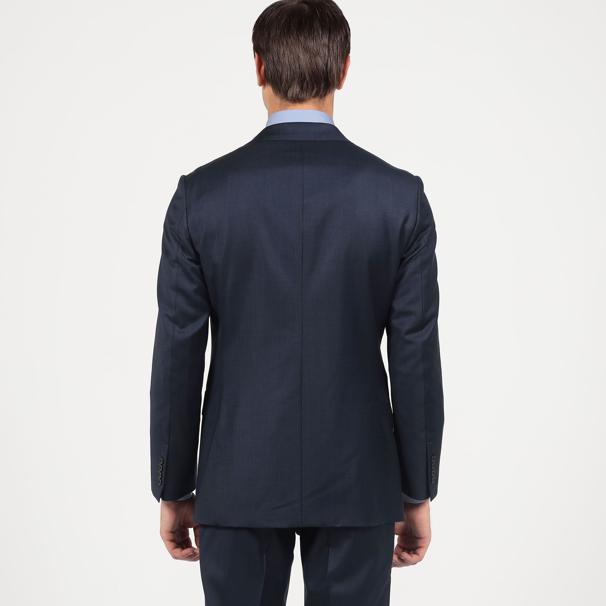 Ermenegildo Zegna シングル2Bスーツ　48 シルク　スイス製 ウール シングルブレステッド 2Bスーツ TROFEO E.Zegna