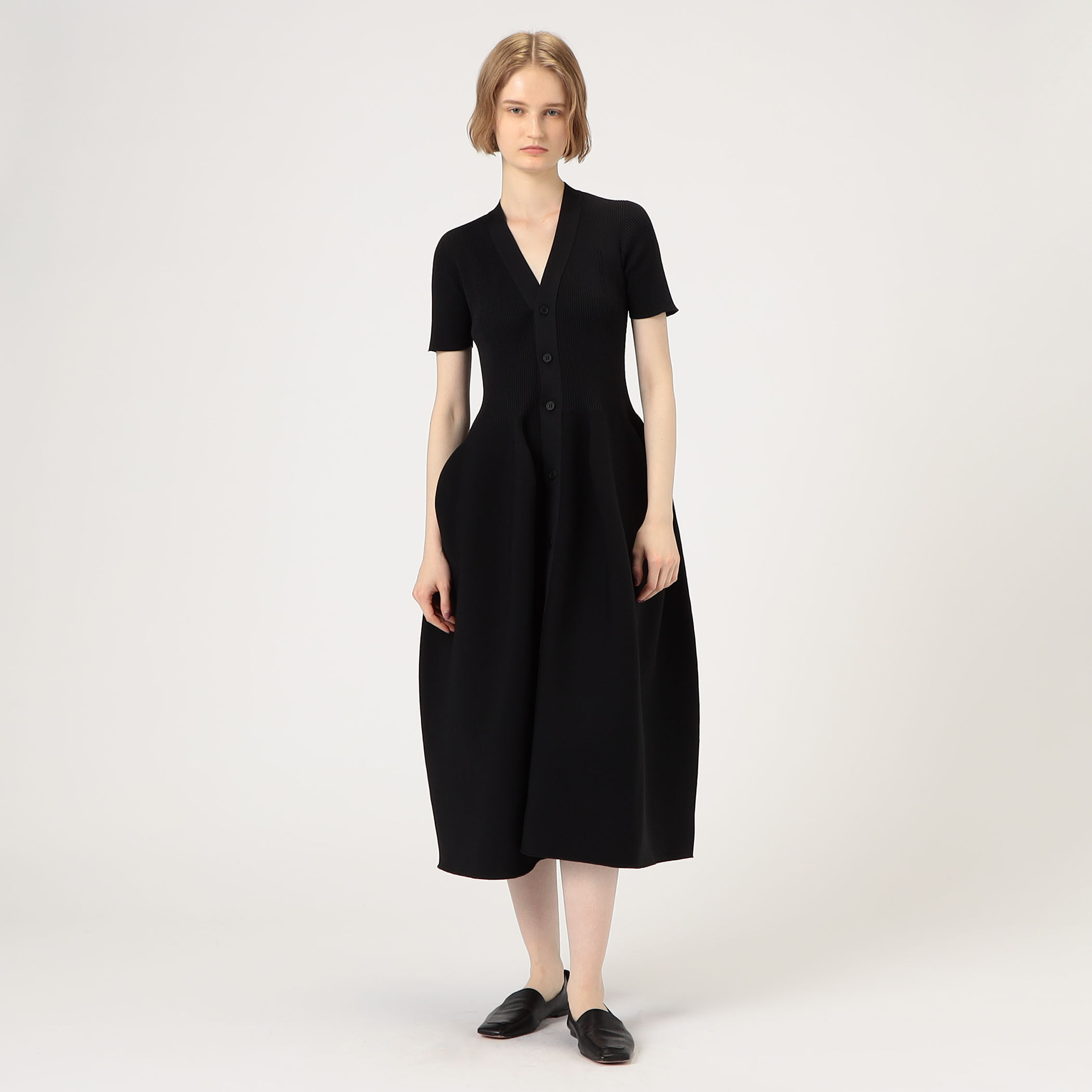 CFCL POTTERY SHORT SLEEVE CARDIGAN DRESS｜トゥモローランド