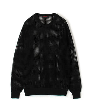 CABaN コットンメッシュ クルーネックプルオーバー