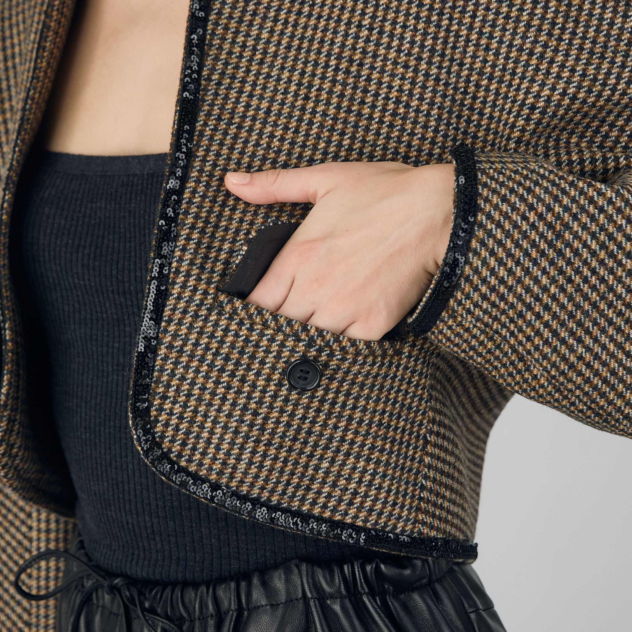 ブリティッシュツイード ショートジャケット｜トゥモローランド 公式通販