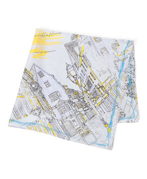 【別注】manipuri CITY シルクスカーフ