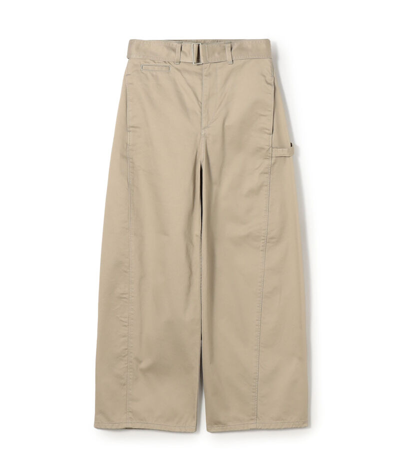 ドライツイル ベルテッドオーバルパンツ