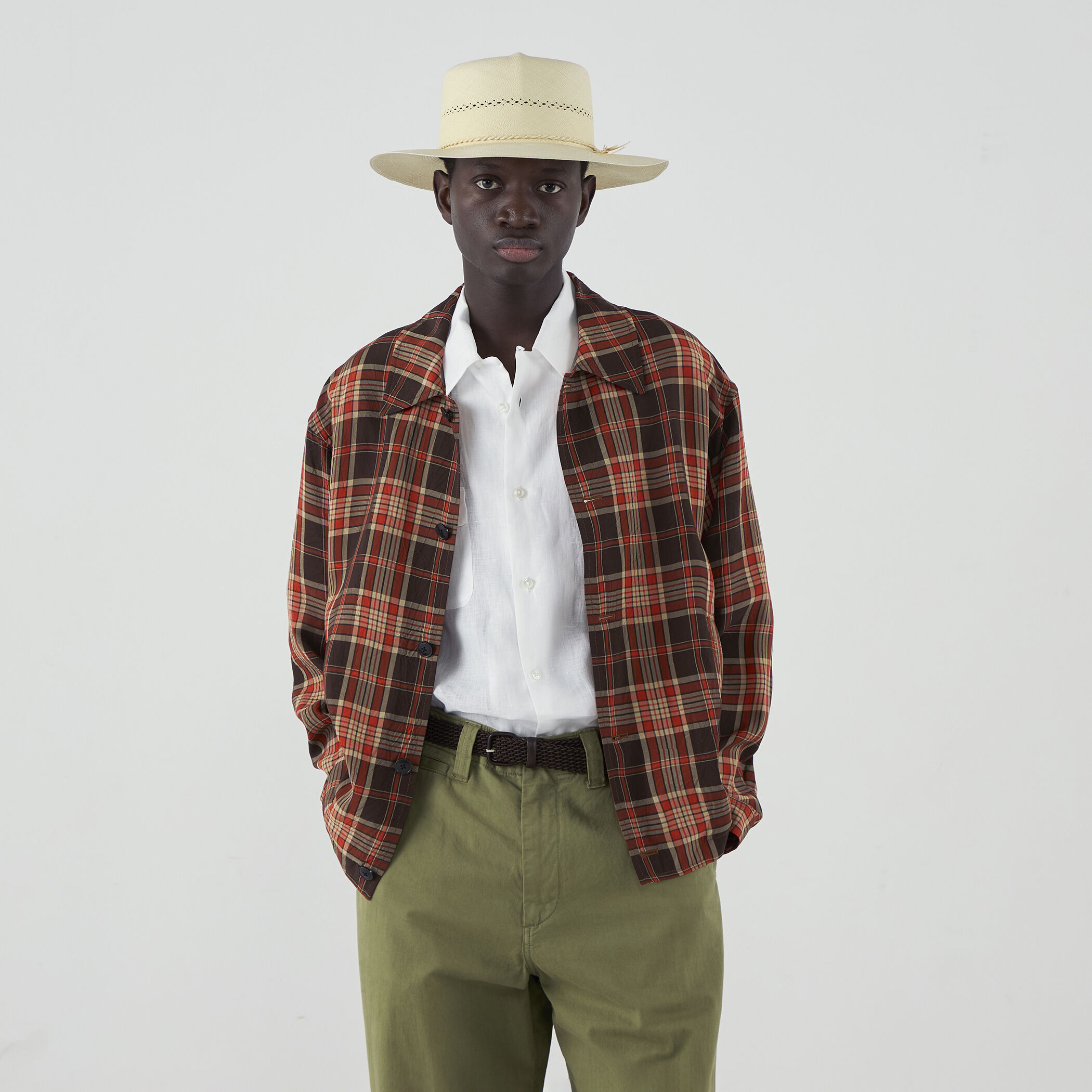 ビスコースタフタ シャツブルゾン｜トゥモローランド 公式サイト
