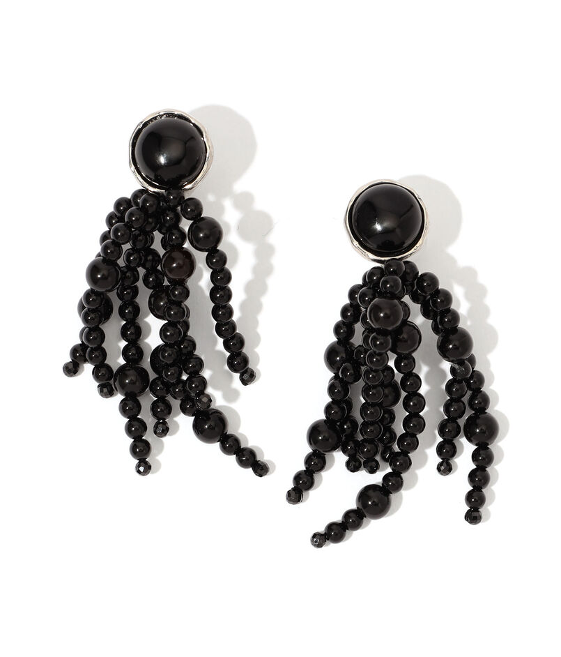 IRIS 47 タランテラ オニキス イヤリング