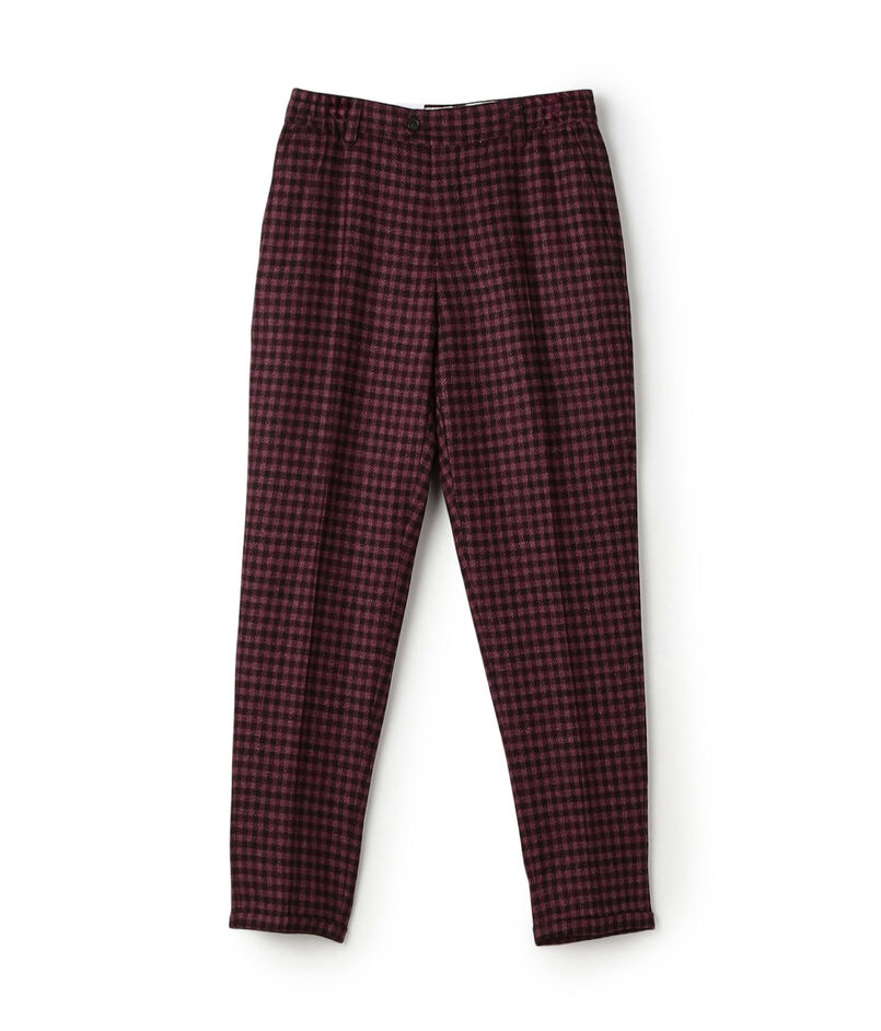 PT TRINO Rebel Fit ウールシルクリネン ノープリーツスラックス