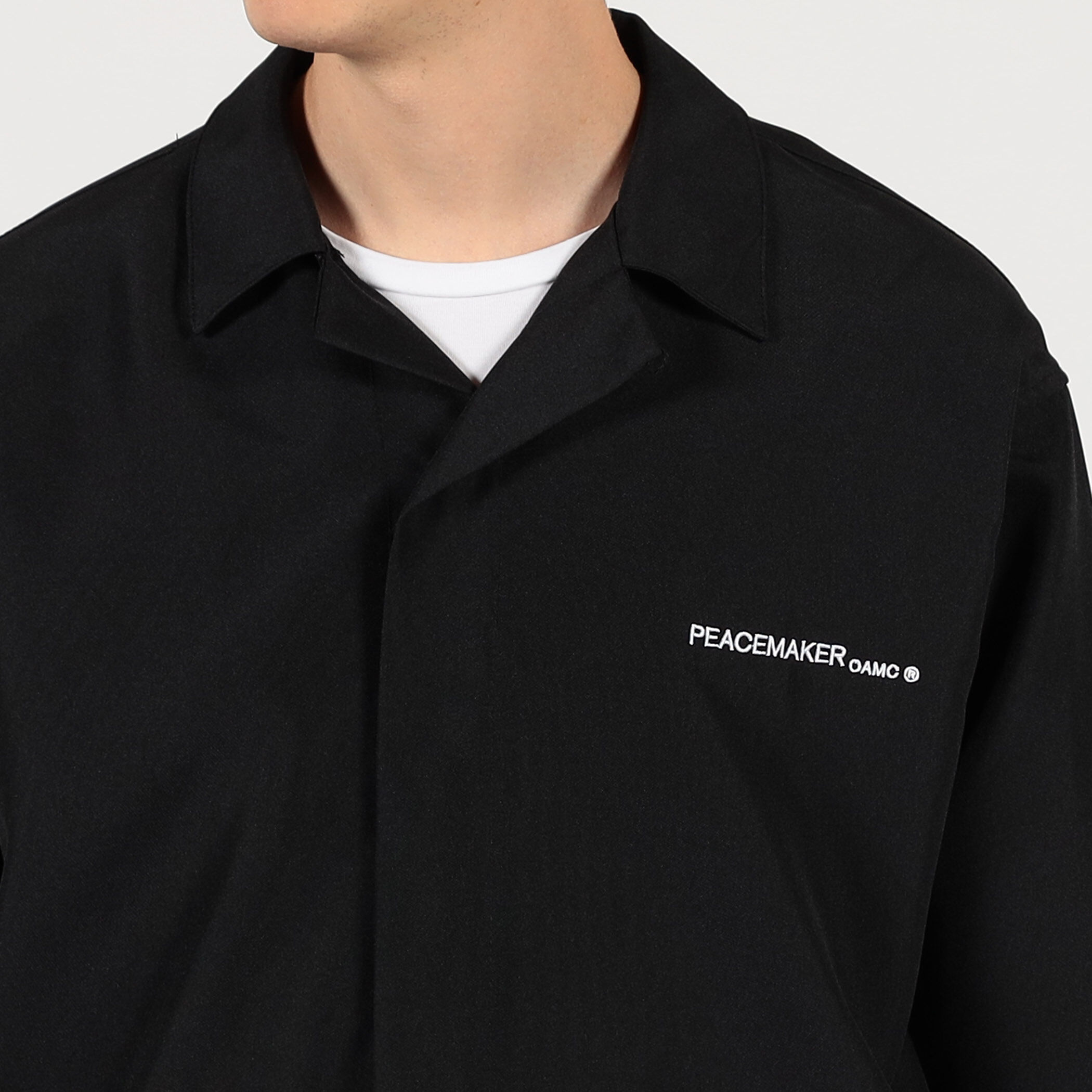 OAMC システムシャツ　Sサイズ　ブラック OAMC * TECH SHIRT(2色展開) | public