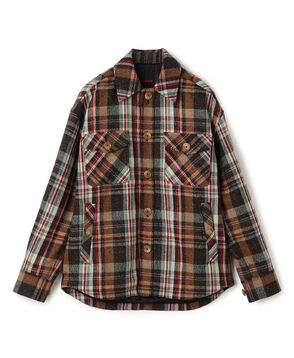 ネップウール チェックCPOブルゾン