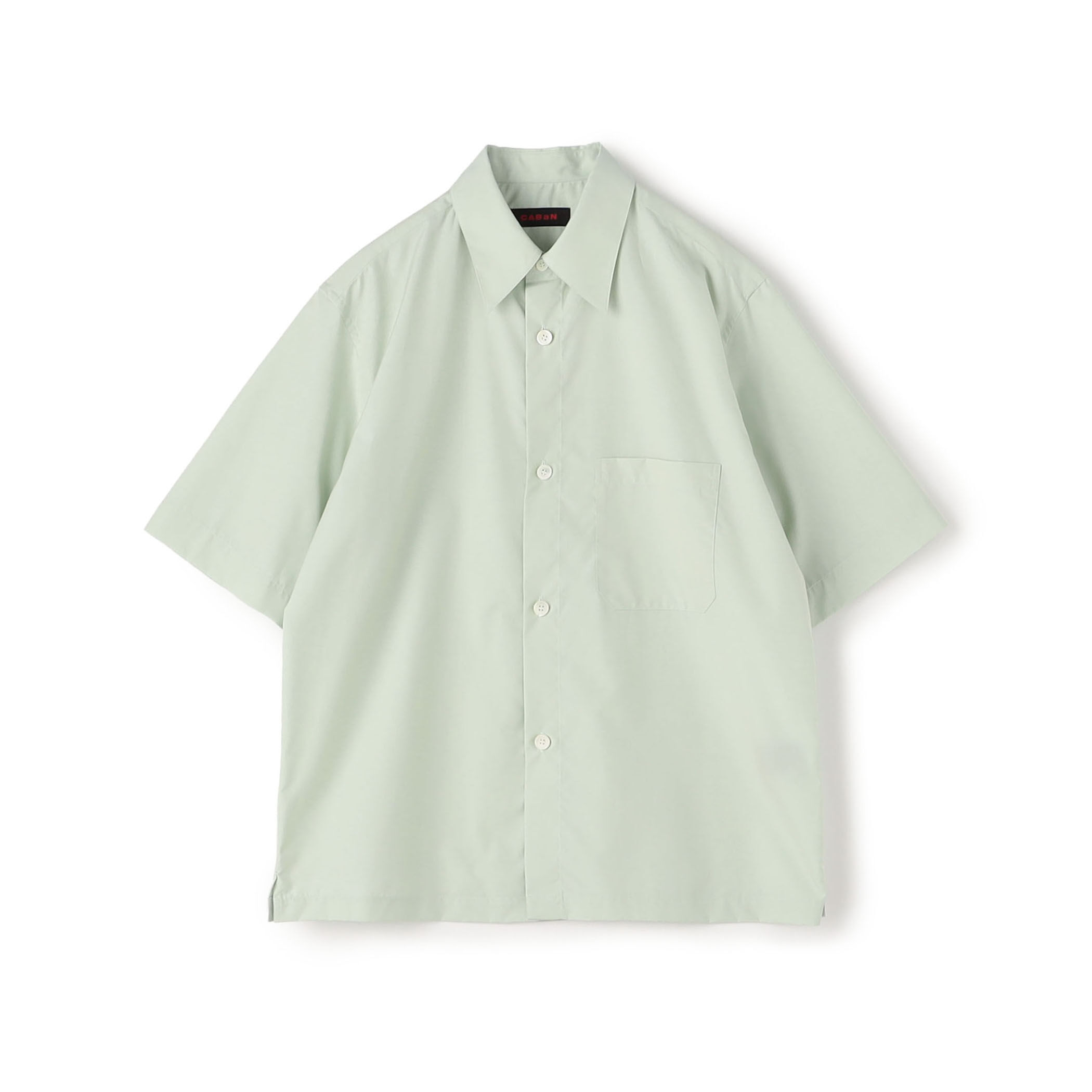 お得な情報満載 CABaN ハーフスリーブシャツ シャンブレー コットン トップス