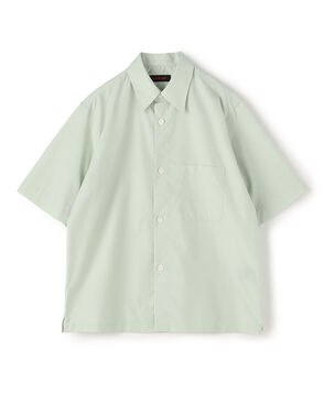 CABaN コットン シャンブレー ハーフスリーブシャツ