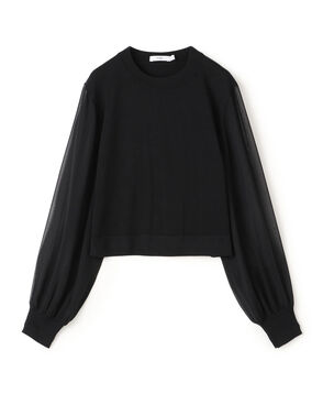 HYKE SHEER SLEEVES KNIT