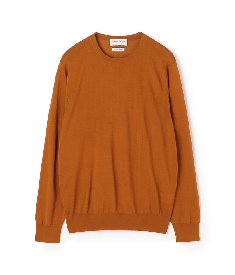 TOMORROWLAND tricot スーパーファインメリノウール クルーネックニット S-WOOL
