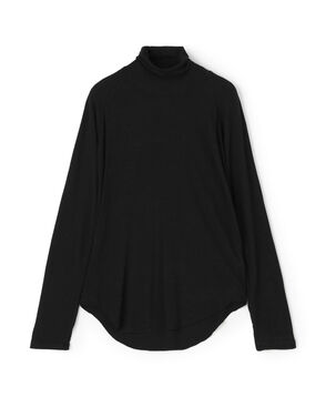 レーヨンカシミヤジャージー ハイネックプルオーバー
