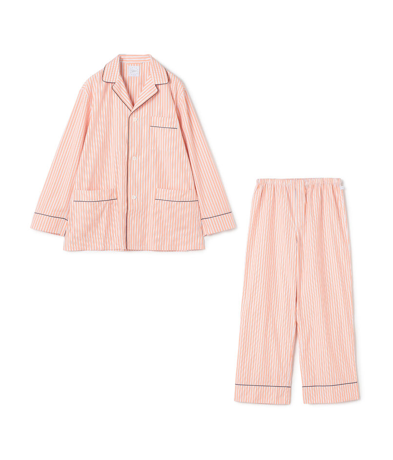 コットンブロードストライプ パジャマ（メンズ）