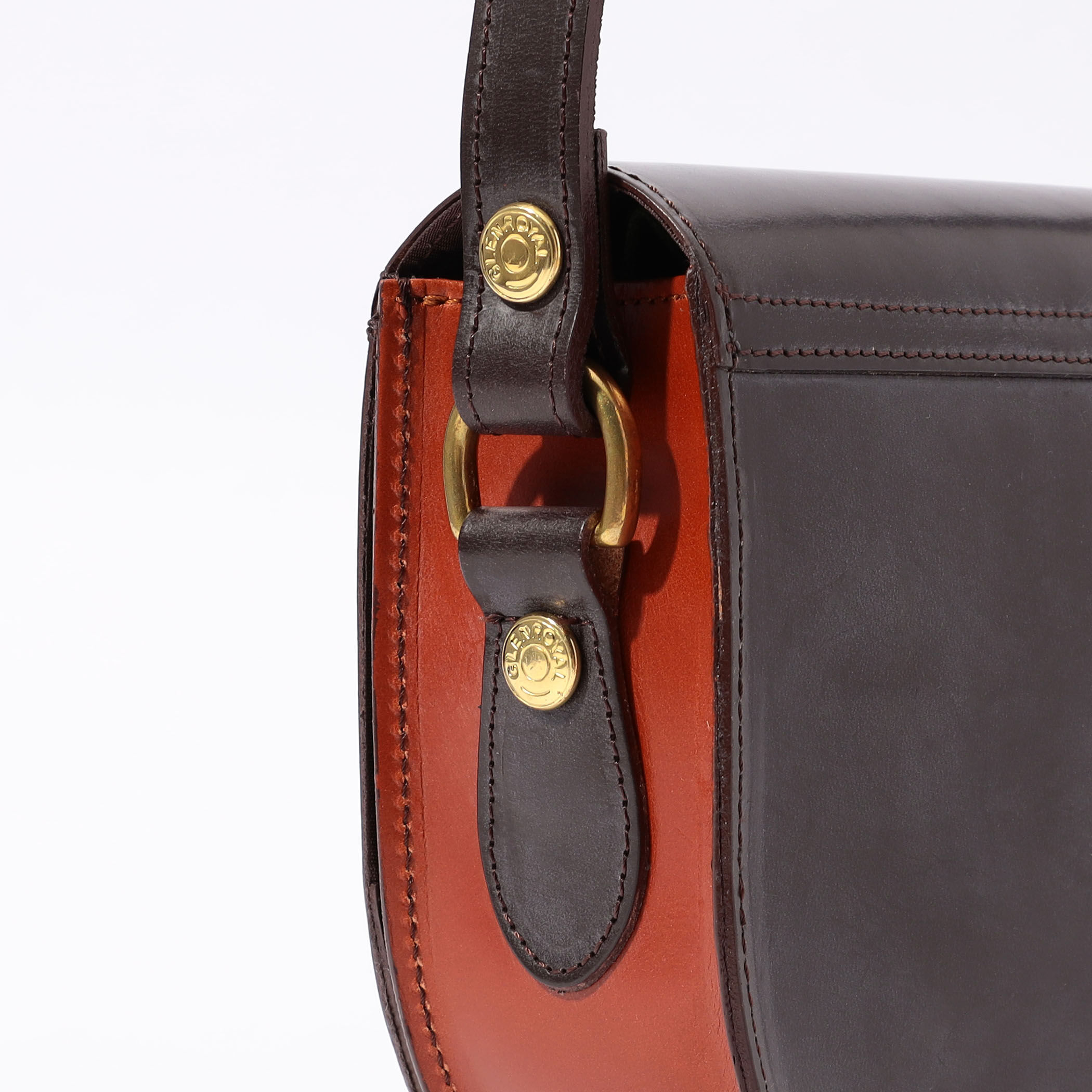 GLENグレンロイヤルSADDLE ショルダーバッグ 別注】GLENROYAL Saddle Shoulder Bag ブライドルレザー ショルダー