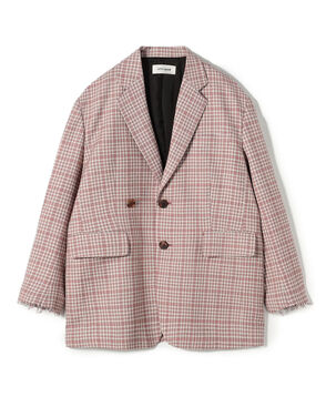 edition pourell ウールマルチチェック ジャケット