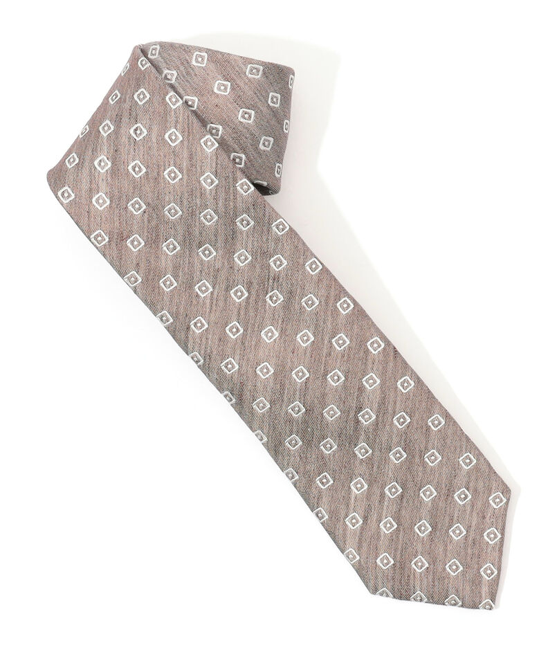 STEFANO BIGI シルクコットンリネン 小紋柄ネクタイ