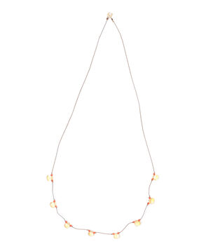 SEE REAL FLOWERS CITRINE PETAL ネックレス