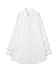 TOMORROWLAND .B コットン シャドーストライプ ロングシャツ