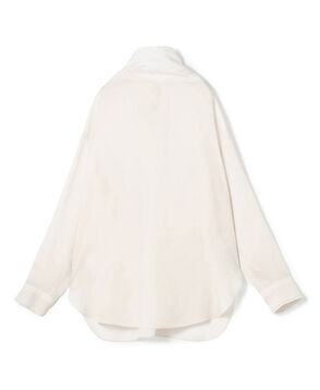 【WEB先行予約】レーヨンシルクブロード バックボウタイブラウス