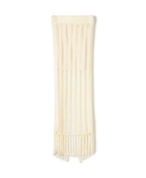 KANAKO SAKAI FRINGED KNIT SKIRT