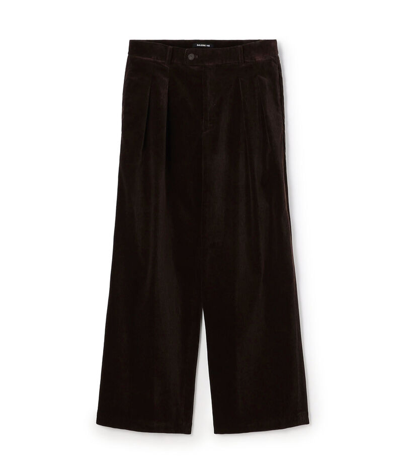 シャンカールコットンコーデュロイ インタックパンツ