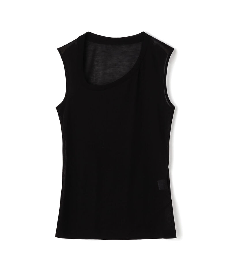 SATORU SASAKI スパイラルカット ノースリーブカットソー