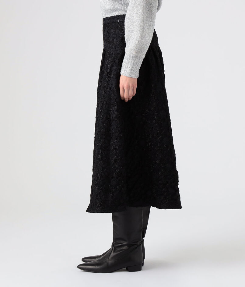 ラメマトラッセ ヨークギャザースカート｜トゥモローランド 公式通販 