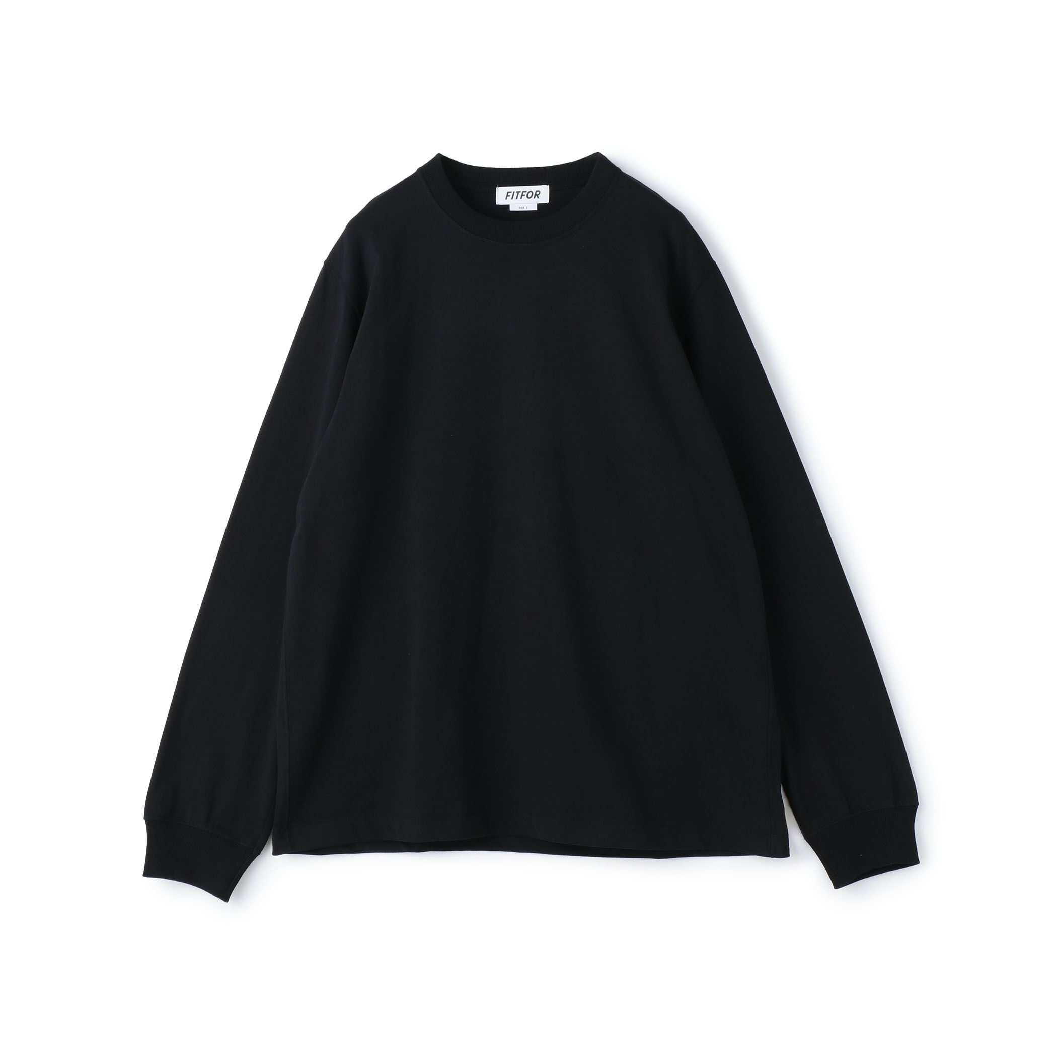 fitfor BASIC LONG SLEEVE TEE コットン クルーネックロングスリーブ