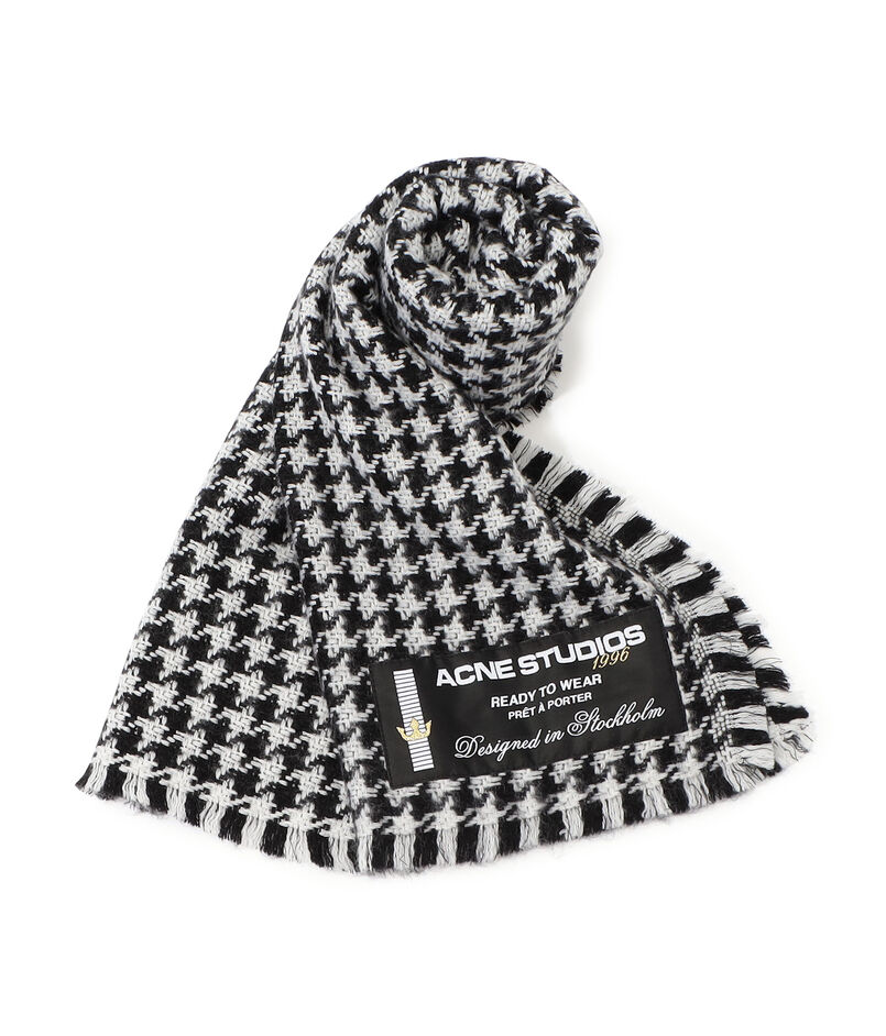 Acne Studios ハウンドトゥースウールスカーフ