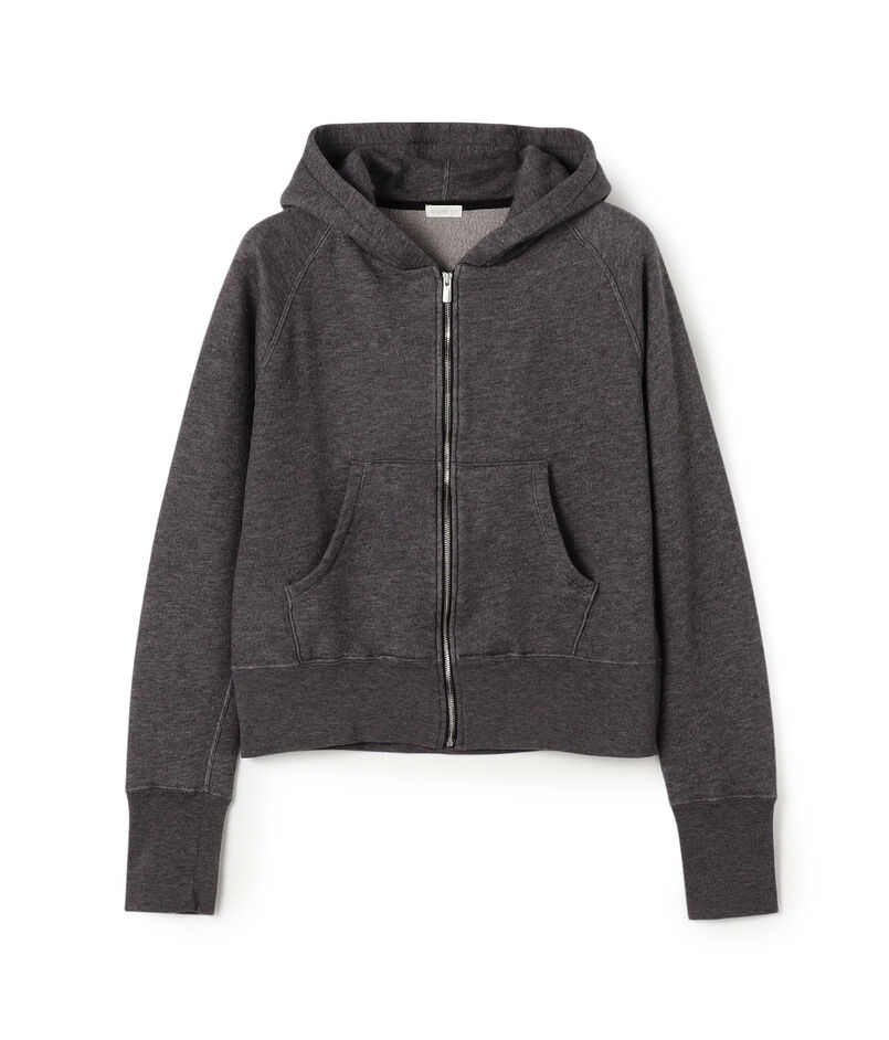 スーピマコットンカシミヤ ジップアップパーカ