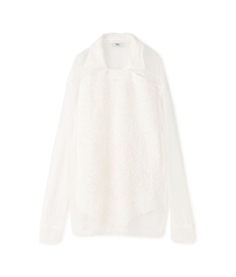 BODE RUFFLE LACE SHIRT