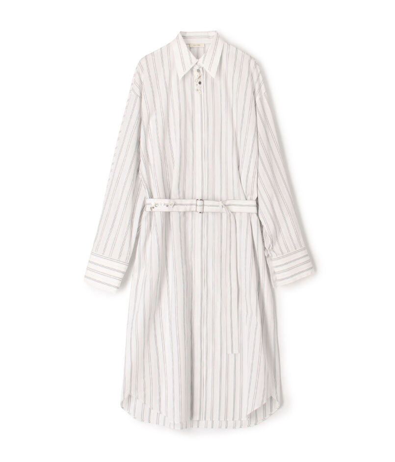 コンパクトプレーンコットン シャツワンピース コンパクトプレーンコットン シャツワンピース