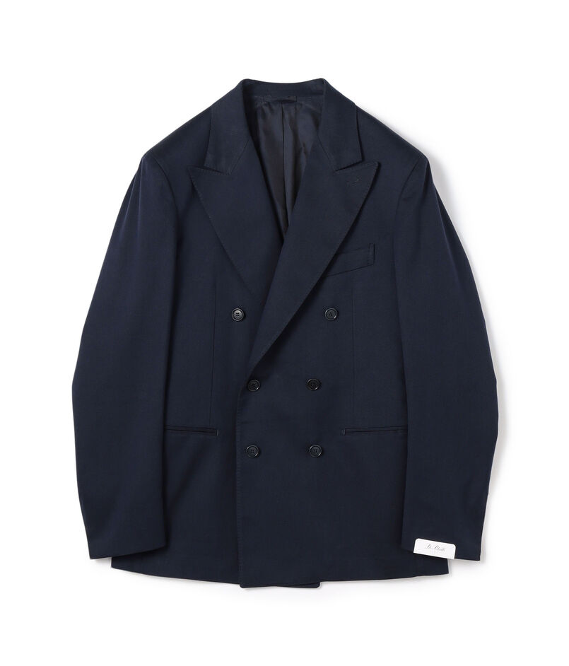 【別注】De Petrillo SIBILLA コットンシルクツイル ダブルブレステッド6Bジャケット