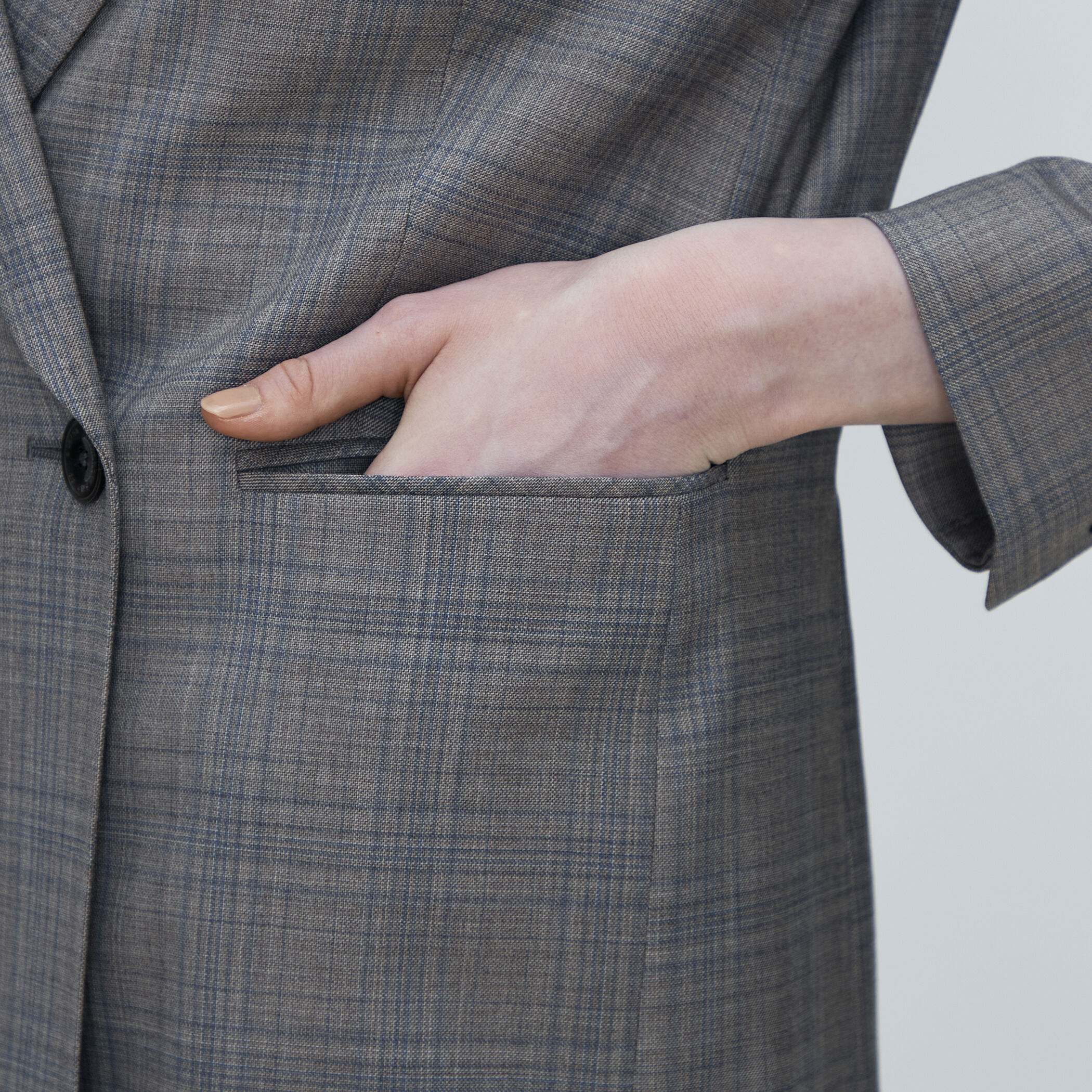 ZELANDER NATURAL STRETCH ダブルブレストジャケット