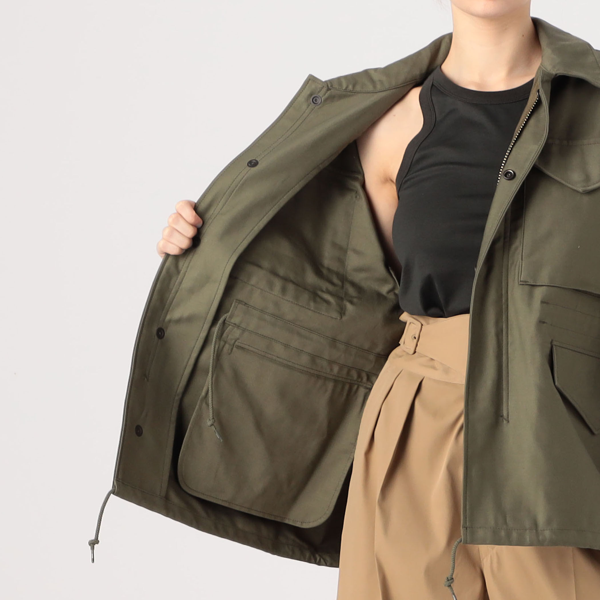 別注 HYKE M-51 TYPE BALLOON SLEEVE JACKE 別注】HYKE×Edition M-51 TYPE BALLOON SLEEVE JACKET