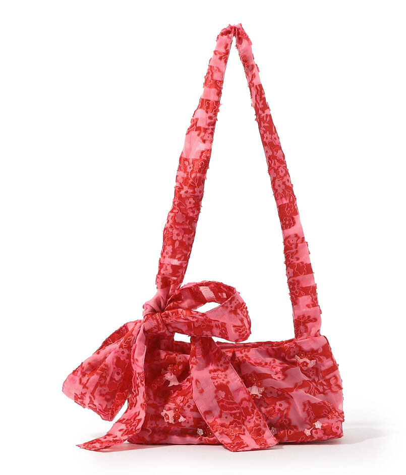 CECILIE BAHNSEN BEADS BAG2 フラワービーズ リボンバッグ