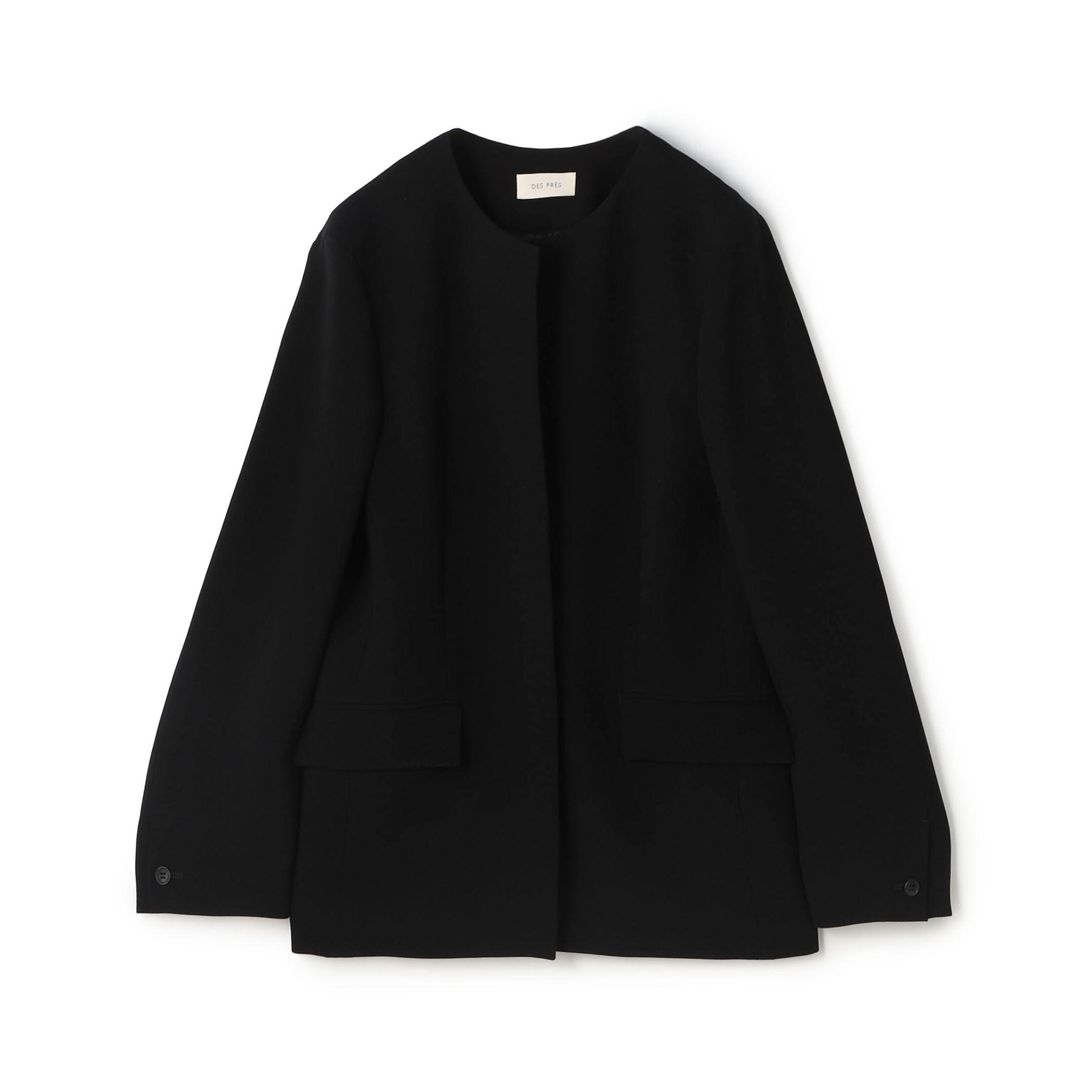 ライトダブルクロス ノーカラージャケット｜トゥモローランド 公式通販